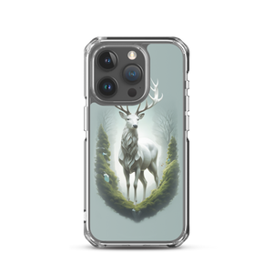 Green White Deer iPhone Case