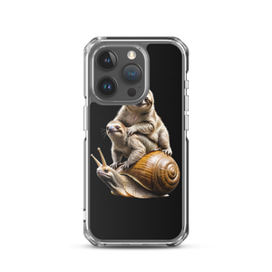 Sloth Riding A Snail iPhone Case