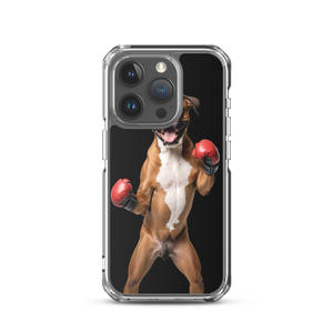 Boxer Boxing Black iPhone Case