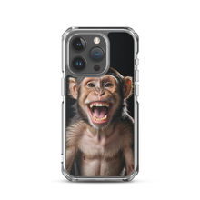 Happy Monkey Black iPhone Case