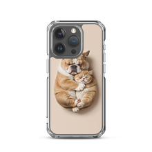 Cute Baby Cat and Dog Sleep iPhone Case