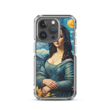 Monalisa Painting in Van Gogh Style iPhone Case