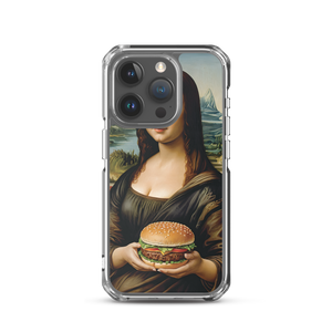 Monalisa Burger iPhone Case