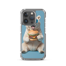 Polar Bear and Burger iPhone Case