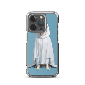 Dog in Ghost Costume iPhone Case