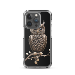 Owl Copper Art iPhone Case