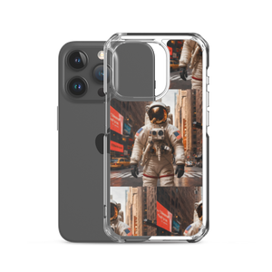 Astronout in the City iPhone Case