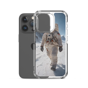 Astronaut Snow iPhone Case