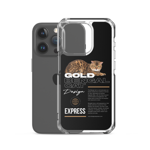 Gold Bengal Cat iPhone Case