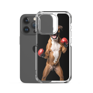 Boxer Boxing Black iPhone Case