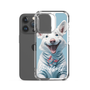 Cute Dog Be Yourself iPhone Case