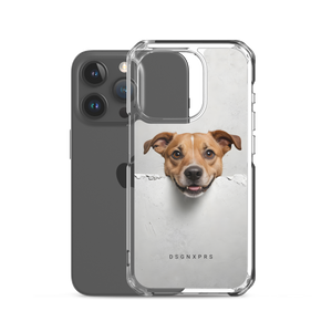 Smile Dog Peep iPhone Case