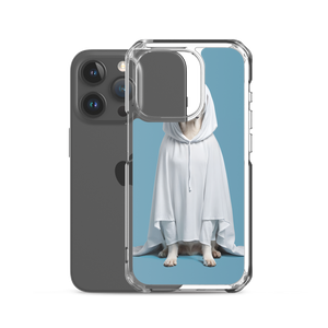 Dog in Ghost Costume iPhone Case