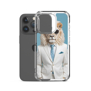 Funky White Lion iPhone Case