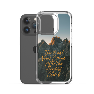 The Best View Comes iPhone Case