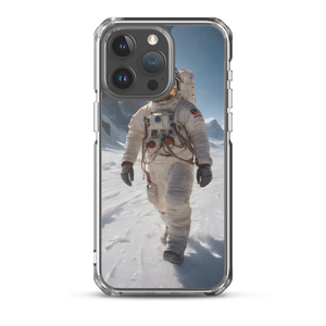 Astronaut Snow iPhone Case