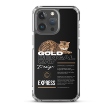 Gold Bengal Cat iPhone Case