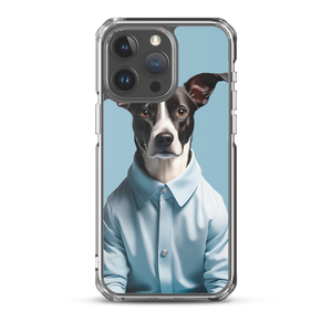 Sad Dog Blue iPhone Case