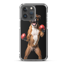 Boxer Boxing Black iPhone Case