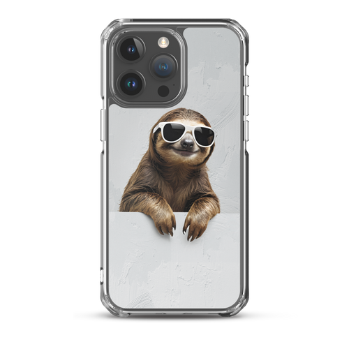 Cool Smiling Sloth iPhone Case