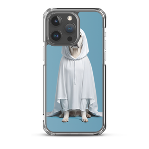 Dog in Ghost Costume iPhone Case