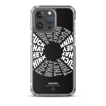 F**ck What They Think Grayscale iPhone Case