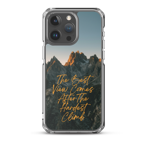 The Best View Comes iPhone Case