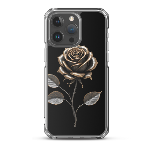 Rose Copper Art iPhone Case