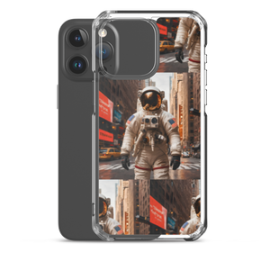 Astronout in the City iPhone Case