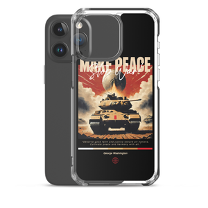 Make Peace Stop War Tank iPhone Case