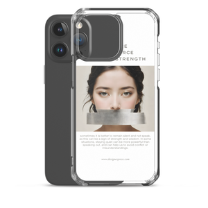 Silence Lao Tzu iPhone Case