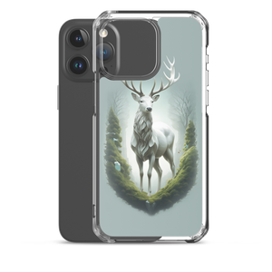 Green White Deer iPhone Case