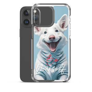 Cute Dog Be Yourself iPhone Case