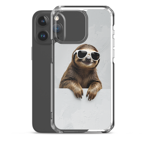 Cool Smiling Sloth iPhone Case