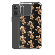 Happy Teddy Bear Pattern iPhone Case