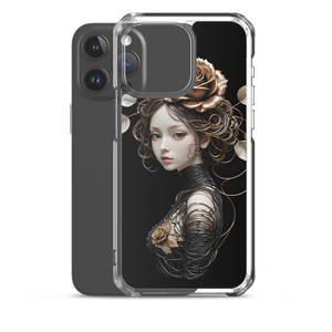 Lady Rose Copper Wire Art iPhone Case