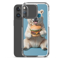 Polar Bear and Burger iPhone Case