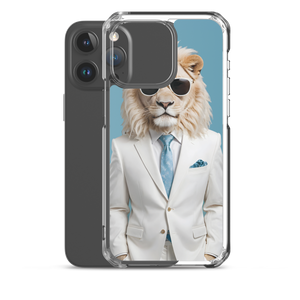 Funky White Lion iPhone Case