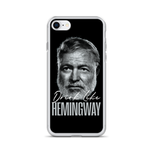 Drink Like Hemingway Portrait Clear Case for iPhone®