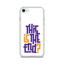 IS/THIS IS THE END? Purple Yellow iPhone Phone Case