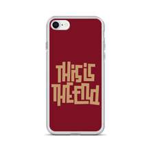 THIS IS THE END? Burgundy iPhone Phone Case