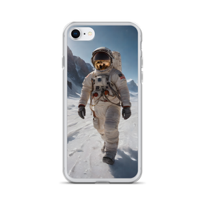 Astronaut Snow iPhone Case