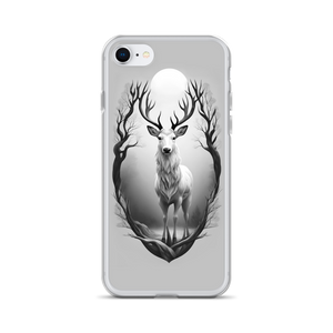 The Grayscale Deer iPhone Case