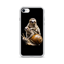 Sloth Riding A Snail iPhone Case