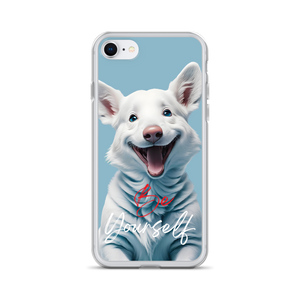 Cute Dog Be Yourself iPhone Case