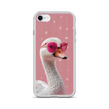 Cute Pink Swan iPhone Case