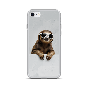 Cool Smiling Sloth iPhone Case