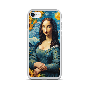 Monalisa Painting in Van Gogh Style iPhone Case