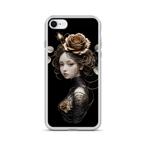 Lady Rose Copper Wire Art iPhone Case