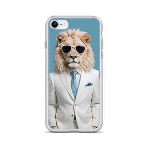 Funky White Lion iPhone Case